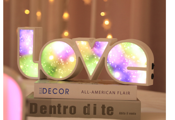 Valentines day decor LED LOVE