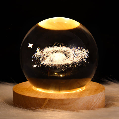 Night light crystal ball