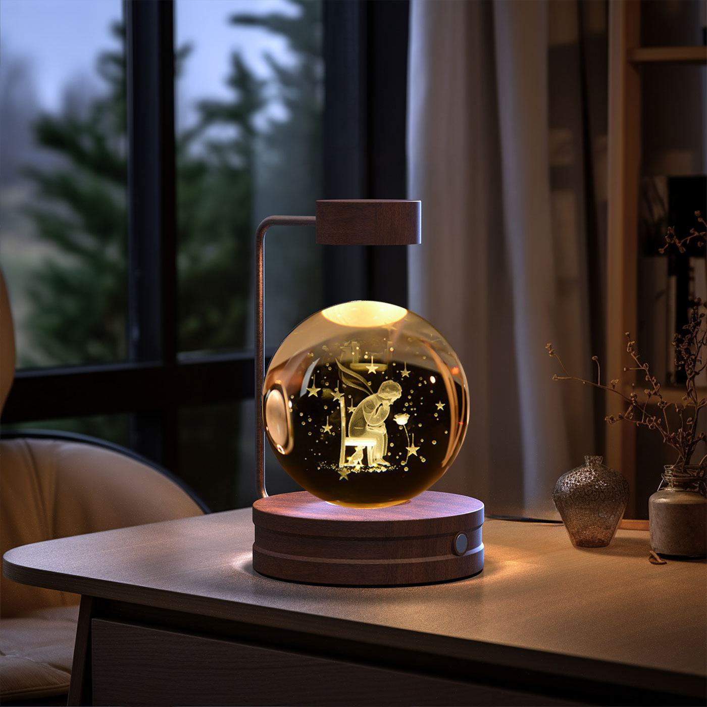 Crystal Ball Night Lamp