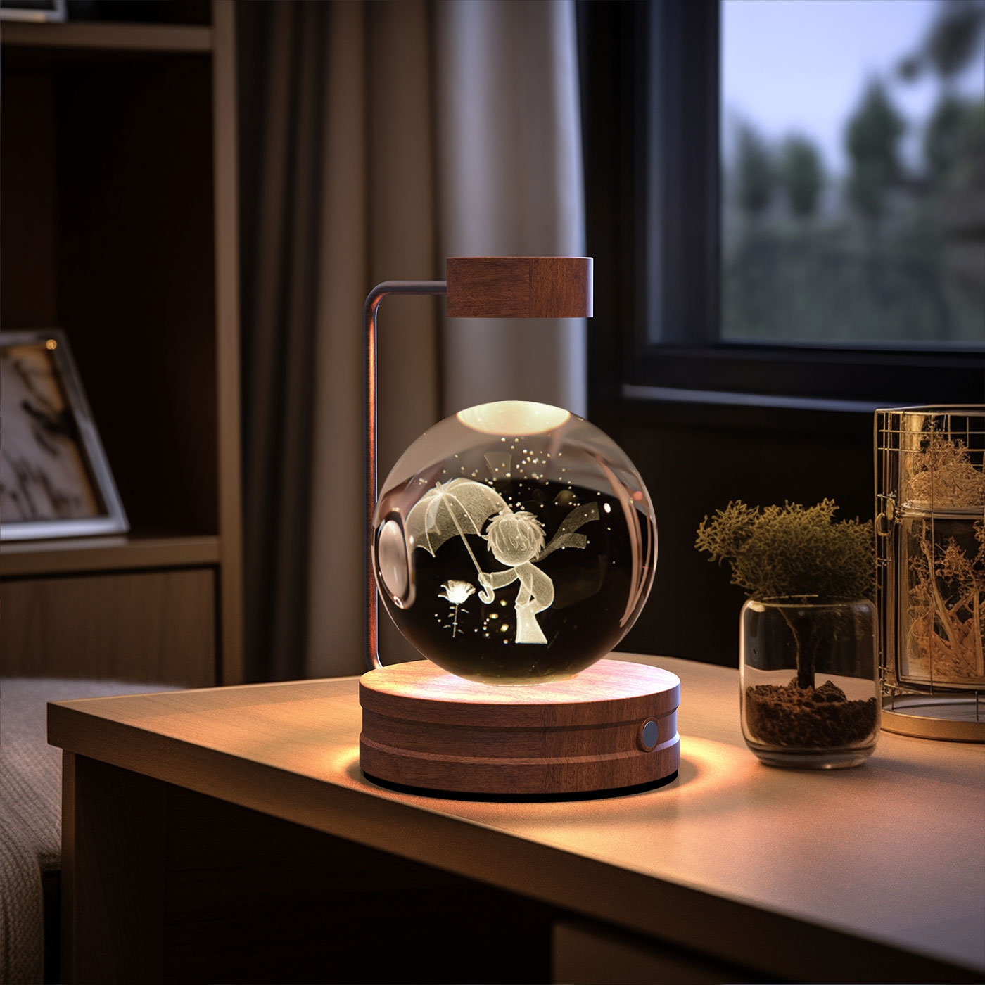 Crystal Ball Night Lamp