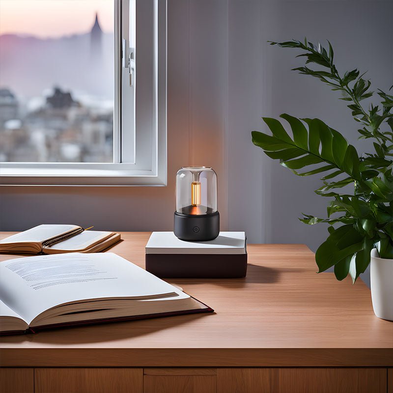 Candle Lamp Aroma Diffuser Air Humidifier - Iandy