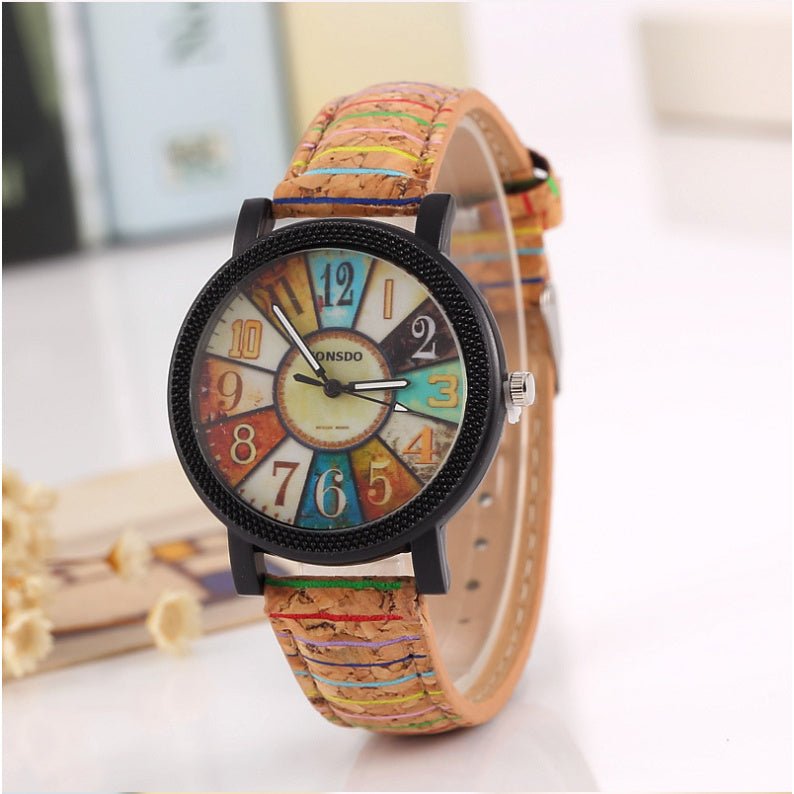 Casual Vintage Leather Quartz Watch - Iandy