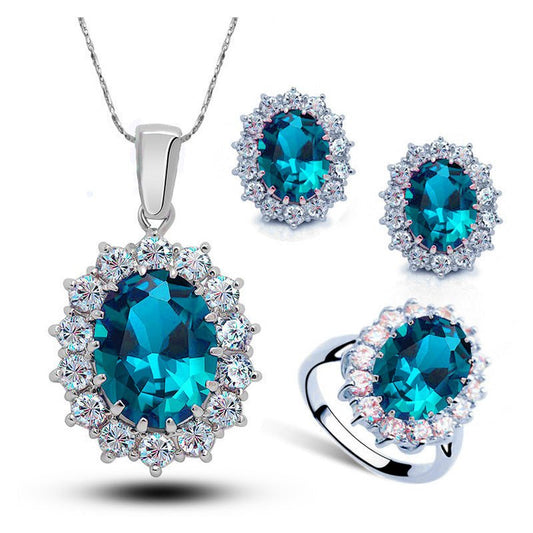 Crystal Jewelry Bridal Set - Iandy