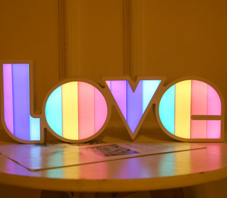 Valentines day decor LED LOVE