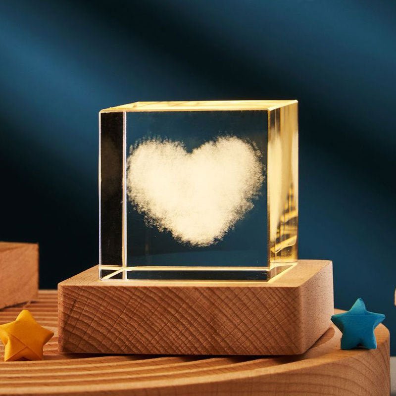 Elegant 3D Crystal Night Lamp - Iandy