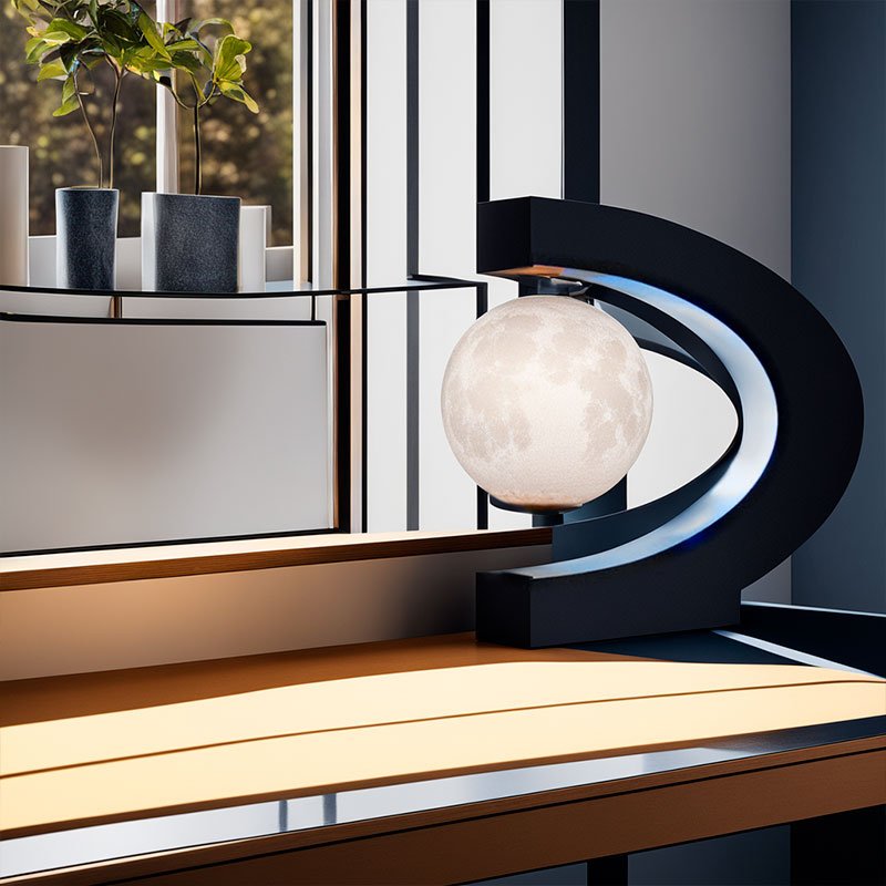 Fascinating Magnetic Levitation Moon Lamp - Iandy