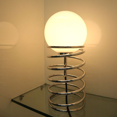 Spiral decorative table lamp
