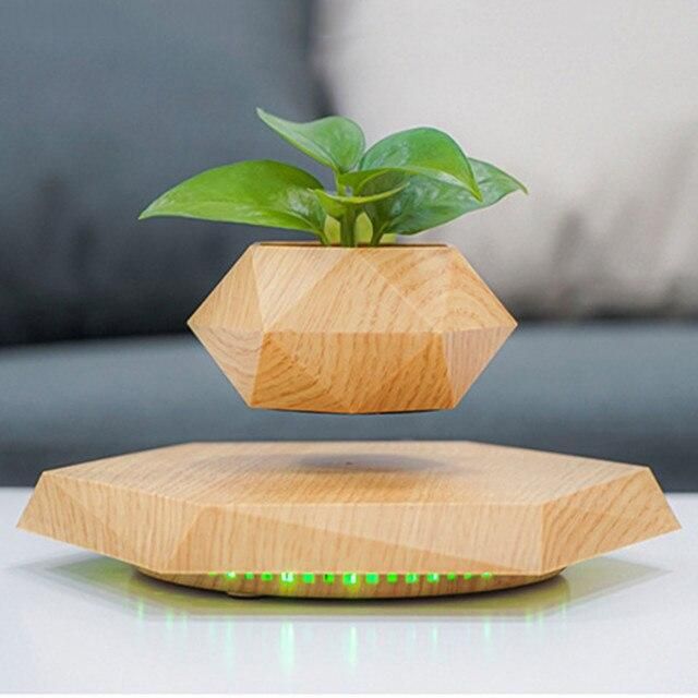 Hexagonal Wooden Pot for a Plant - Iandy