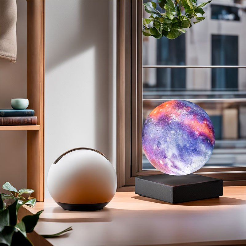 Levitating Galaxy Moon Lamp - Iandy