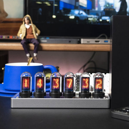 Modern Nixie Tube Vertical Table Clock - Iandy