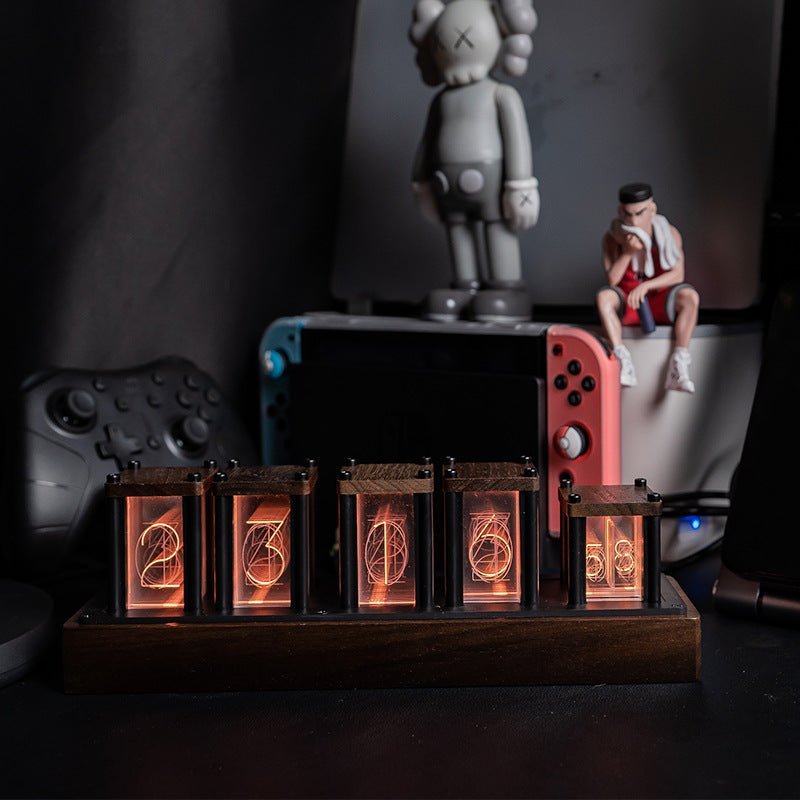 Modern Nixie Tube Vertical Table Clock - Iandy