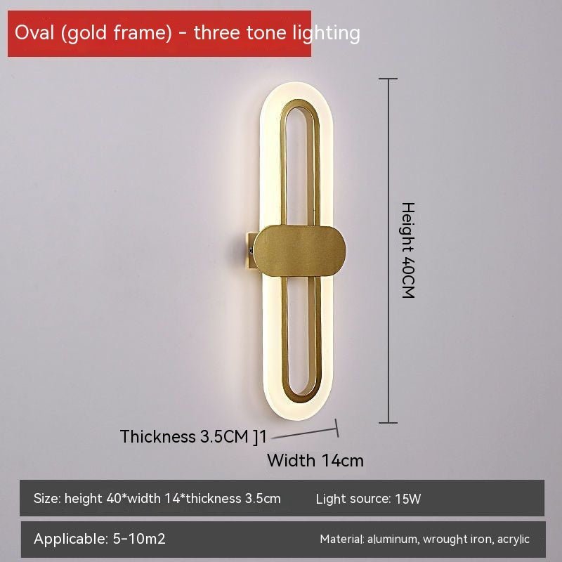 Oval LED Wall Lamp - Iandy