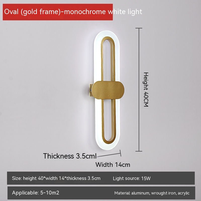 Oval LED Wall Lamp - Iandy