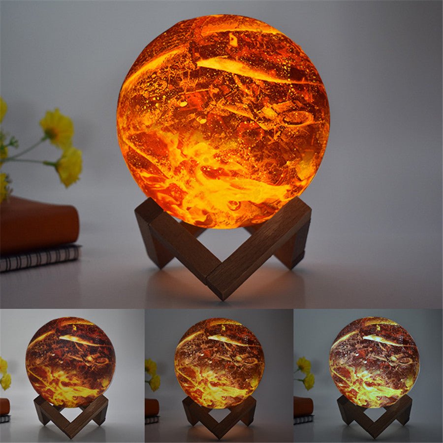 Painted Flame LED 3D Night Light - Iandy