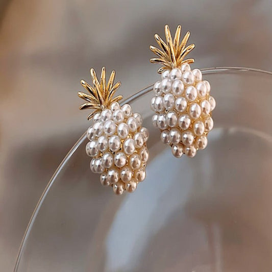 Pineapple Starfish Pearl Earrings - Iandy