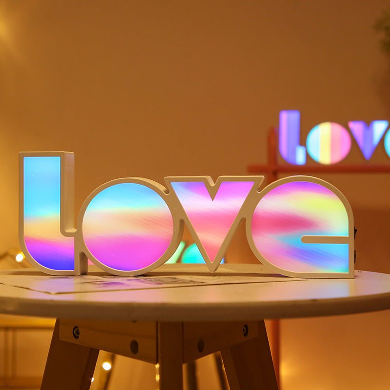 Rainbow Love LED Lamp - Iandy