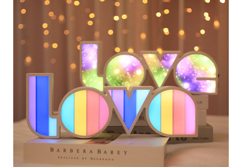 Rainbow Love LED Lamp - Iandy