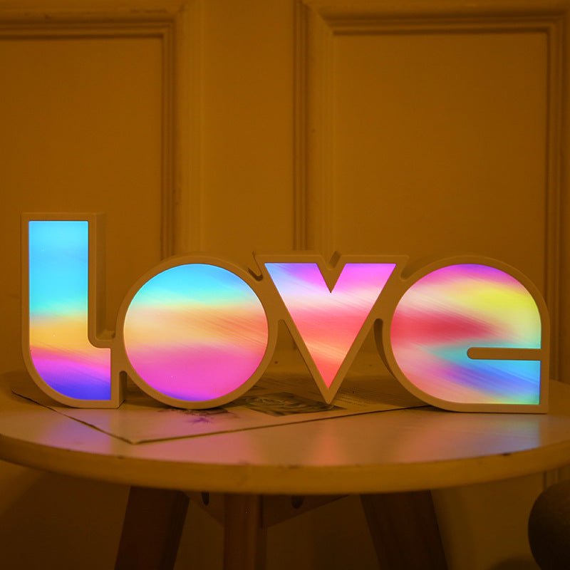 Rainbow Love LED Lamp - Iandy