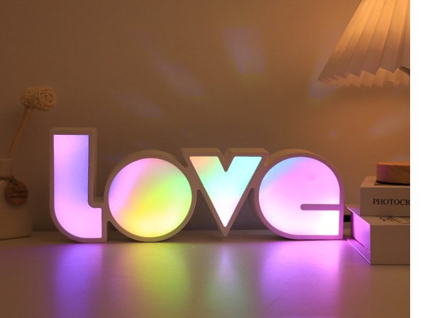 Rainbow Love LED Lamp - Iandy