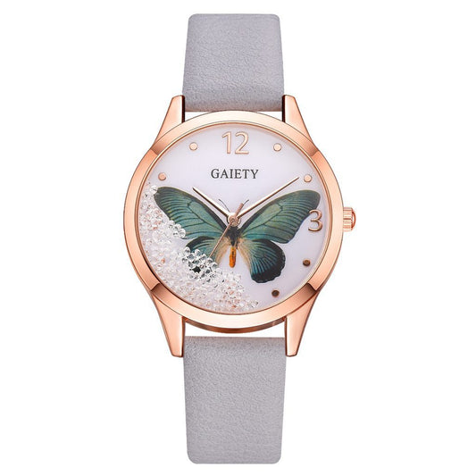 Rhinestone Butterfly Watch - Iandy