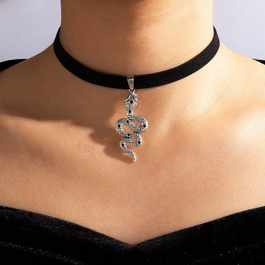 Snake Cobra Choker Necklace - Iandy