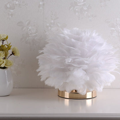 Swan Fur Desk Lamp - Iandy