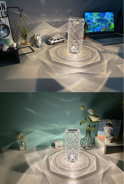 Crystal diamond table lamp - Iandy